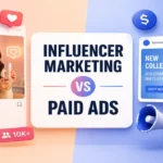 influencer marketing vs paid ads