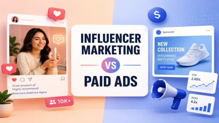 influencer marketing vs paid ads